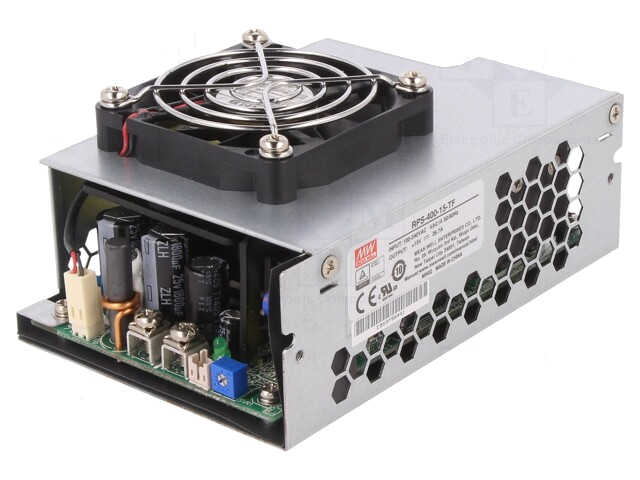 Voedingseenheid: schakelende; open; 400W; 113÷370VDC; 80÷264VAC Voedingseenheid: schakelende; open; 400W; 113÷370VDC; 80÷264VAC